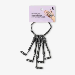 Gioiello da mano a forma di scheletro