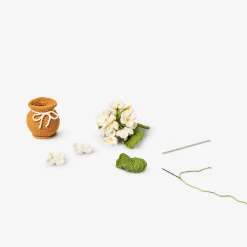 Kit fai da te per ortensie all’uncinetto