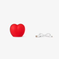 Lampada accogliente - Cuore rosso