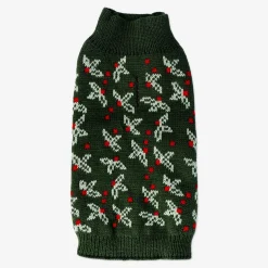 Maglione di Natale verde per un cane