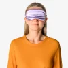 Maschera per dormire viola per adulti