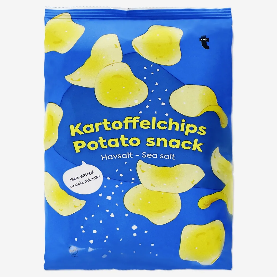 Patatine fritte. Sale marino