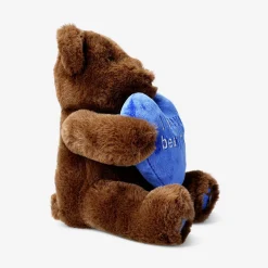 Peluche - Orsetto marrone con cuore blu