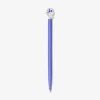 Penna a sfera - Blu con topper a forma di ortensia