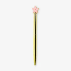 Penna a sfera - Fiore rosa