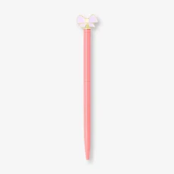 Penna a sfera - rosa con topper fiocco