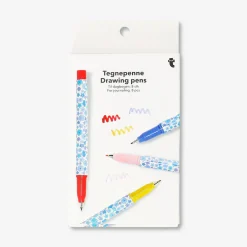 Penne da disegno floreali per journaling - 8 pz