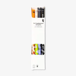 Penne gel cancellabili con stampa di Halloween - 4 pz
