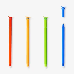 Penne gel cancellabili - topper alieni - 4 pz
