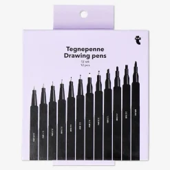 Penne per disegno e calligrafia - 12 pz