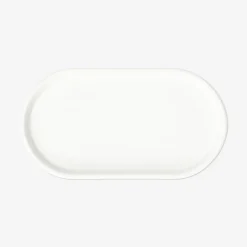 Piatto decorativo bianco - 18 cm