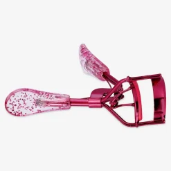 Piegaciglia rosa glitterato