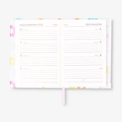 Planner studio floreale con zip lock - in inglese
