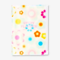 Planner studio floreale con zip lock - in inglese