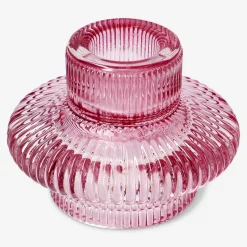 Portacandele rosa 2 in 1