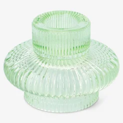 Portacandele verde 2 in 1