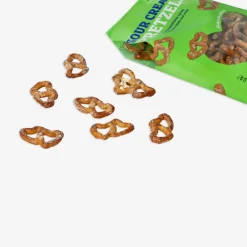 Pretzel con cuore - gusto panna acida e cipolla