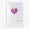 Quaderno A5 olografico con cuore