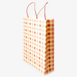 Sacchetto regalo a quadretti - 25x33 cm