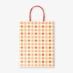 Sacchetto regalo a quadretti - 25x33 cm