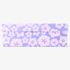 Scatola portaoggetti con fiore viola - 14x20 cm