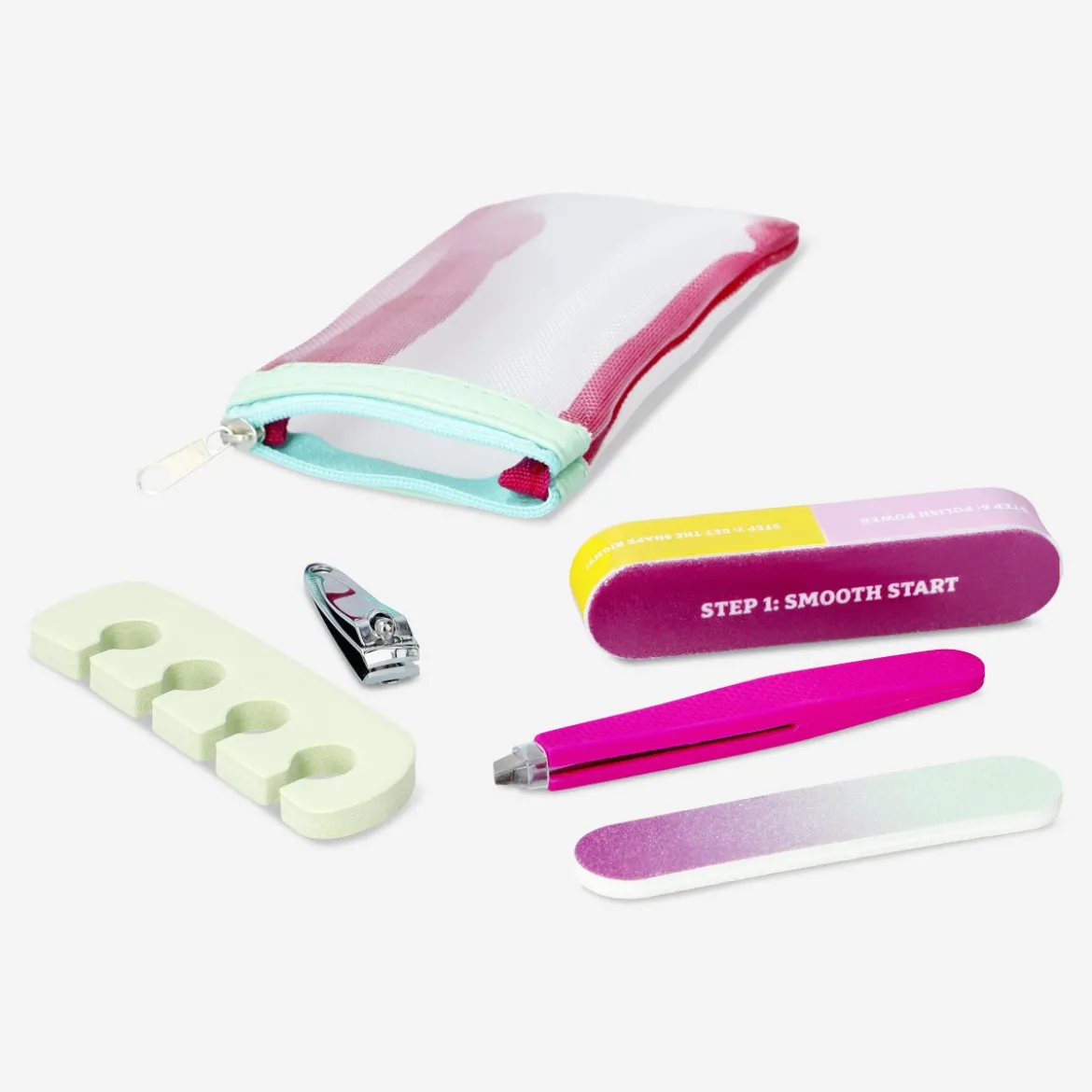 Set compatto per manicure e pedicure - 5 pezzi