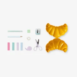 Set di cancelleria croissant - 8 pz