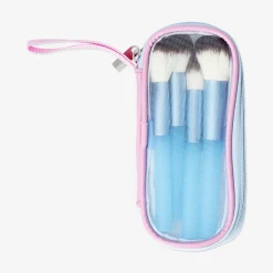 Set di pennelli trucco in pochette a rete - 4 pz