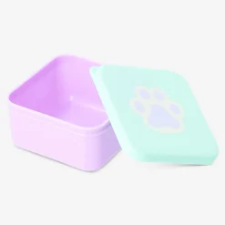 Snack box con stampa zampa - 8,5x8,5 cm