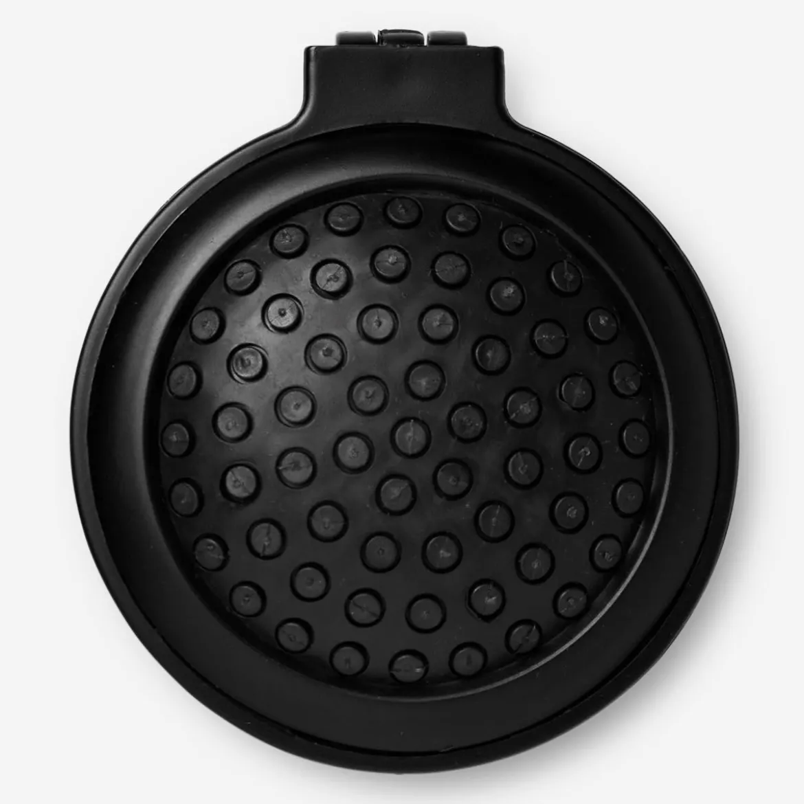 Spazzola nera con specchio