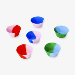 Stampi in silicone per muffin - 6 pz