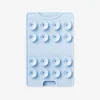 Supporto blu per smartphone con ventose