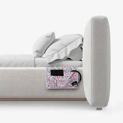 Tasca da letto floreale - 44x39 cm