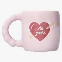 Tazza con cuore in rilievo - 350 ml
