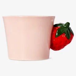 Tazza con manico a forma di fragola - 350 ml