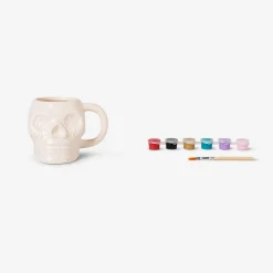Tazza fai da te con teschio di zucchero - 320 ml