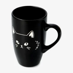 Tazza gatto nero con manico - 400 ml