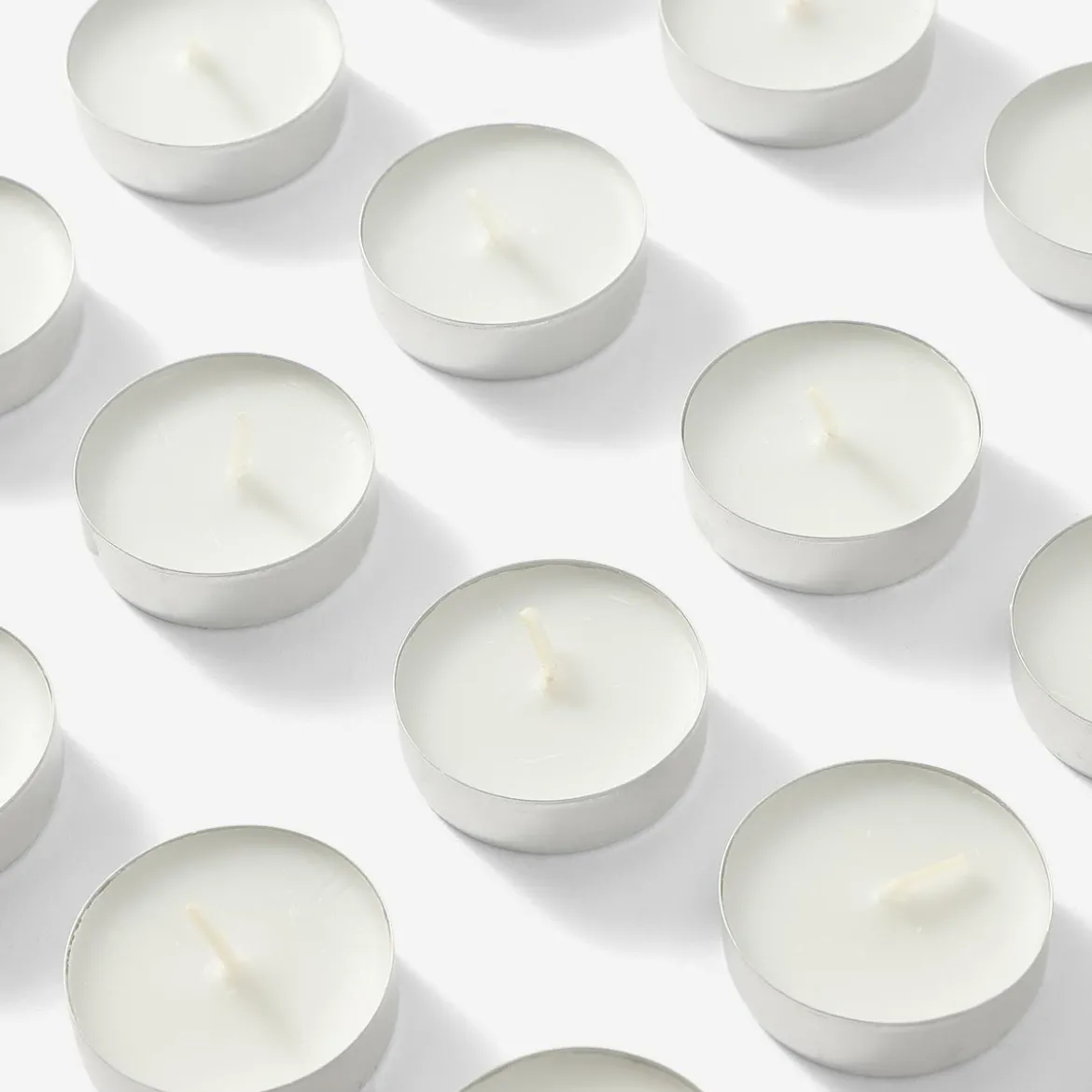 Tealights bianchi - 30 pz