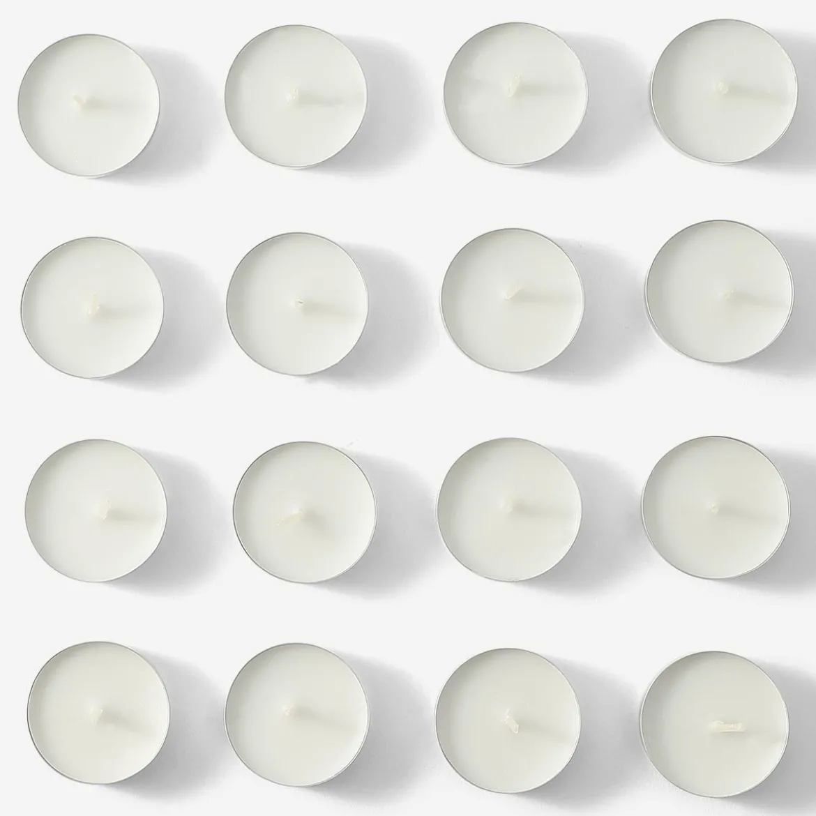 Tealights bianchi - 30 pz