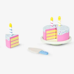 Torta di compleanno in legno