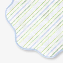 Tovaglietta rotonda trapuntata a righe - 40 cm