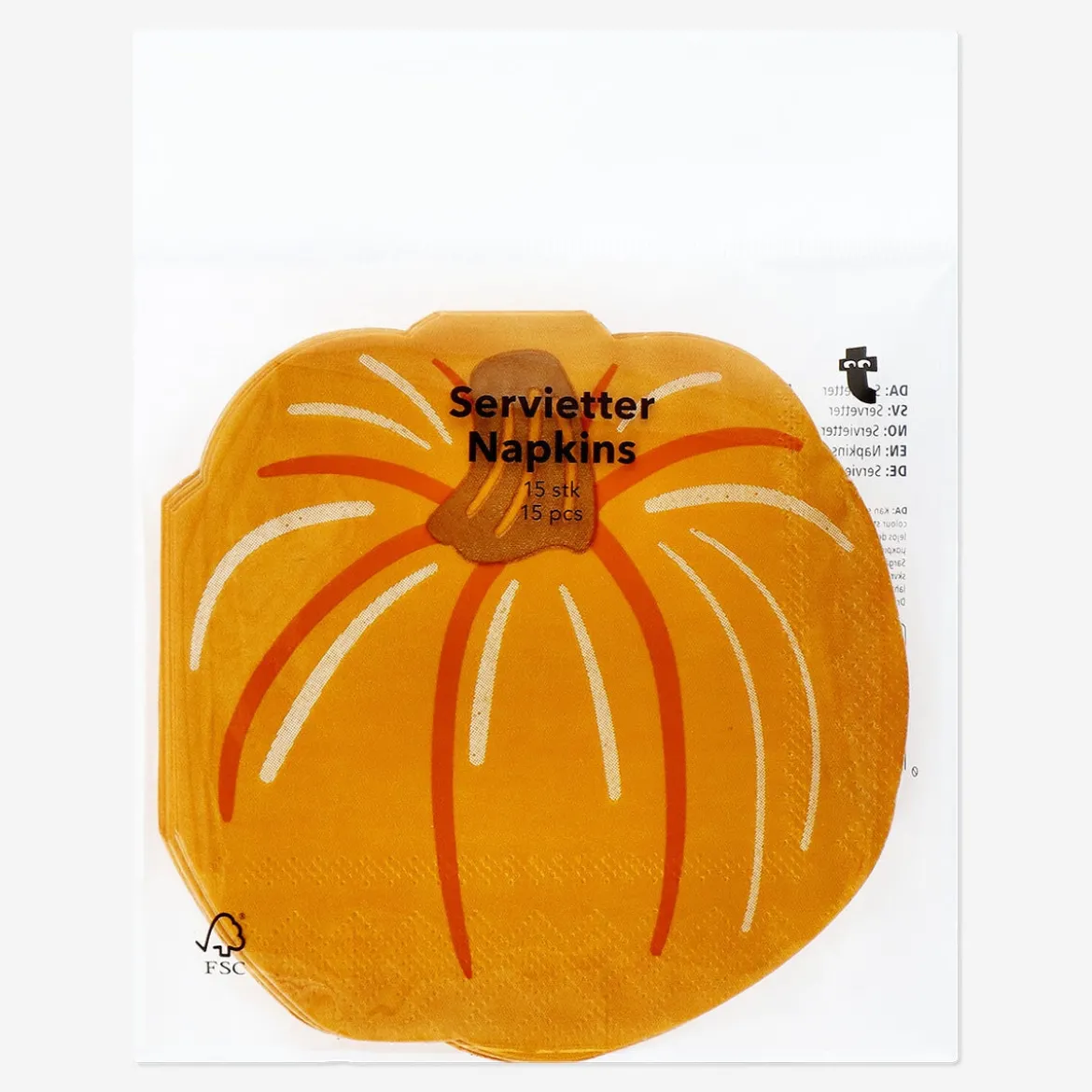 Tovaglioli a forma di zucca - 15 pz