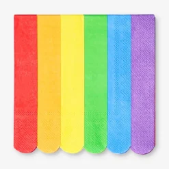 Tovaglioli arcobaleno - 16 pz