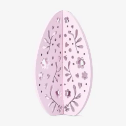 Uova decorative piccole in legno rosa - 2 pz