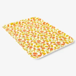 Vassoio decorativo con foglie autunnali - 22x31 cm